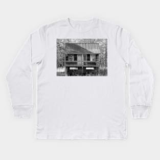 Old House InThe Woods Kids Long Sleeve T-Shirt